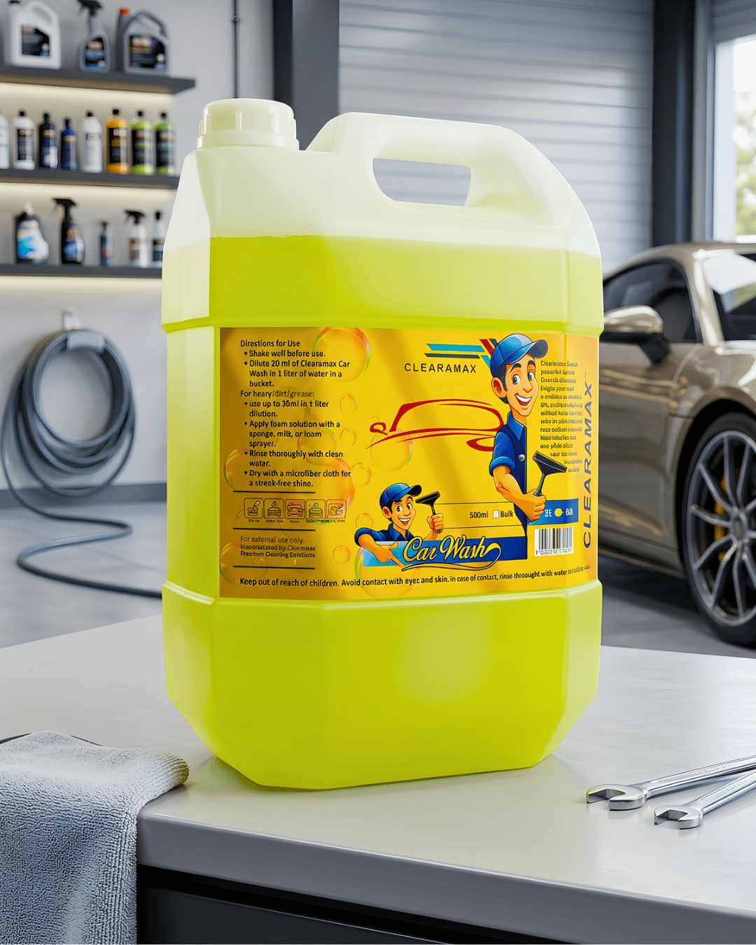 Clearamax Carwash Shampoo 5L - Image 4